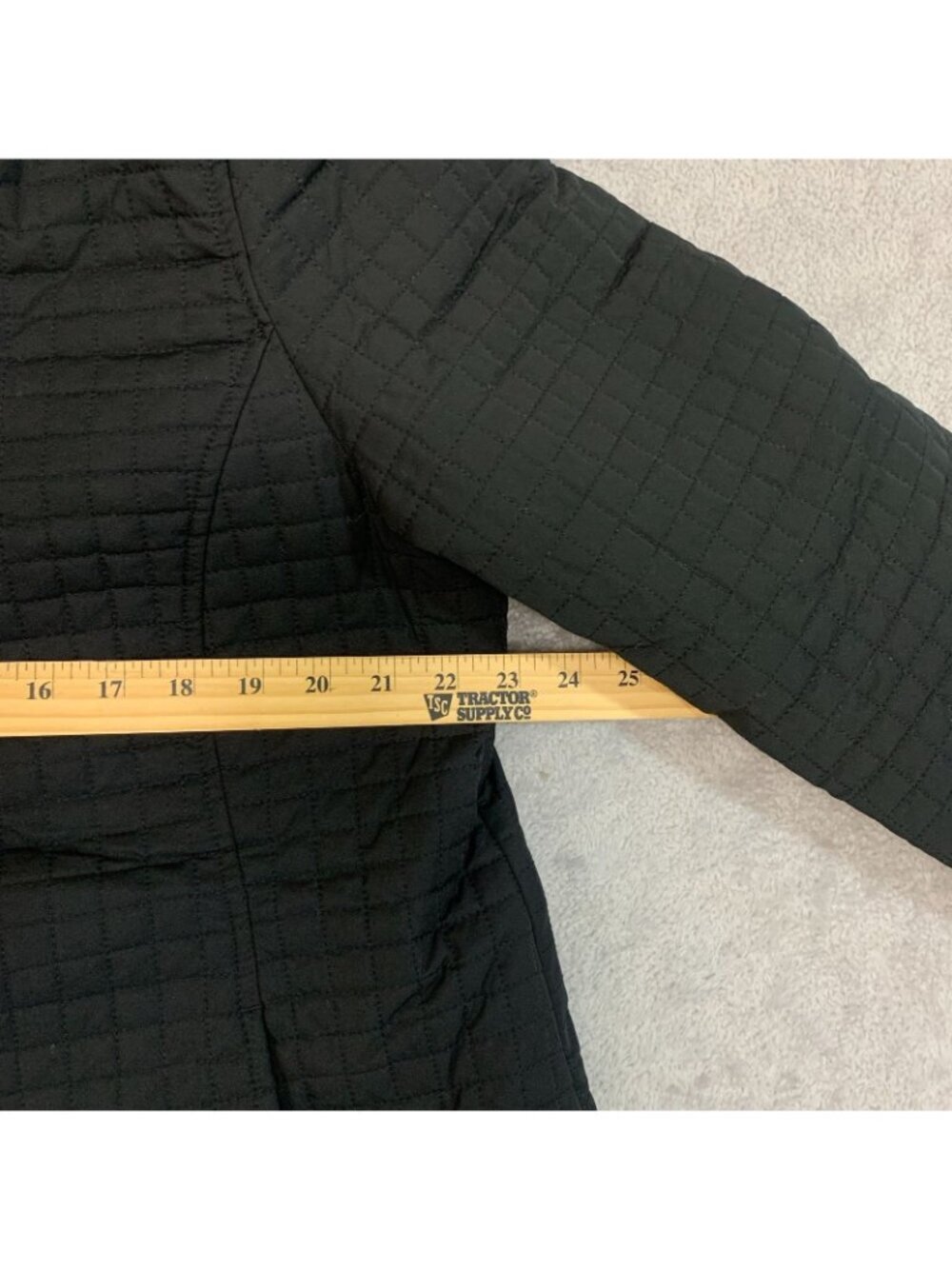 NWOT Lands' End  Women's XL Black Quilted Hooded Jacket - Picture 7 of 13
